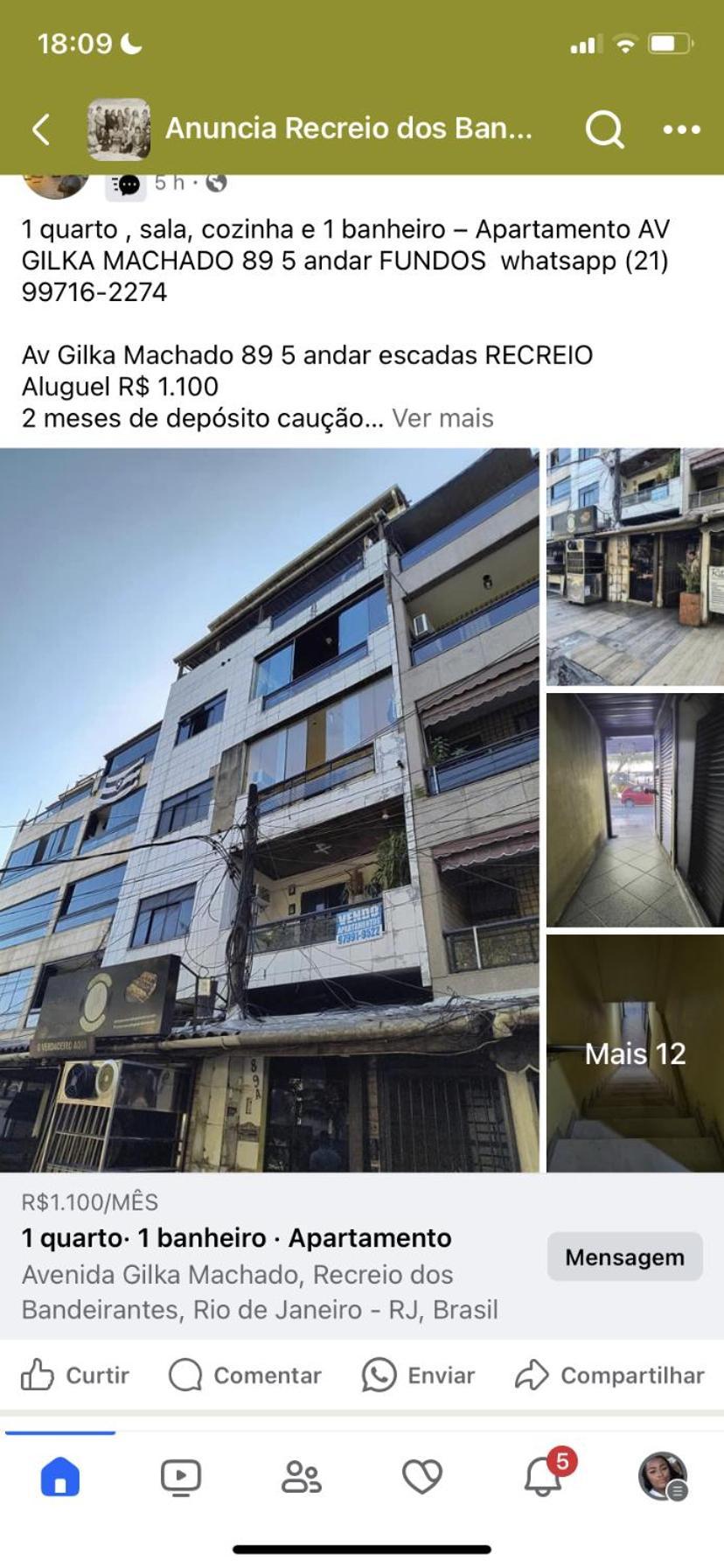 Apartamento No Recreio *